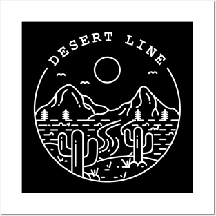 Adventure Desert Line Posters and Art